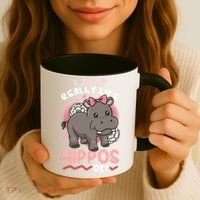 Hippo Hippopotamus Cool Gift Coffee Mug thumb 3