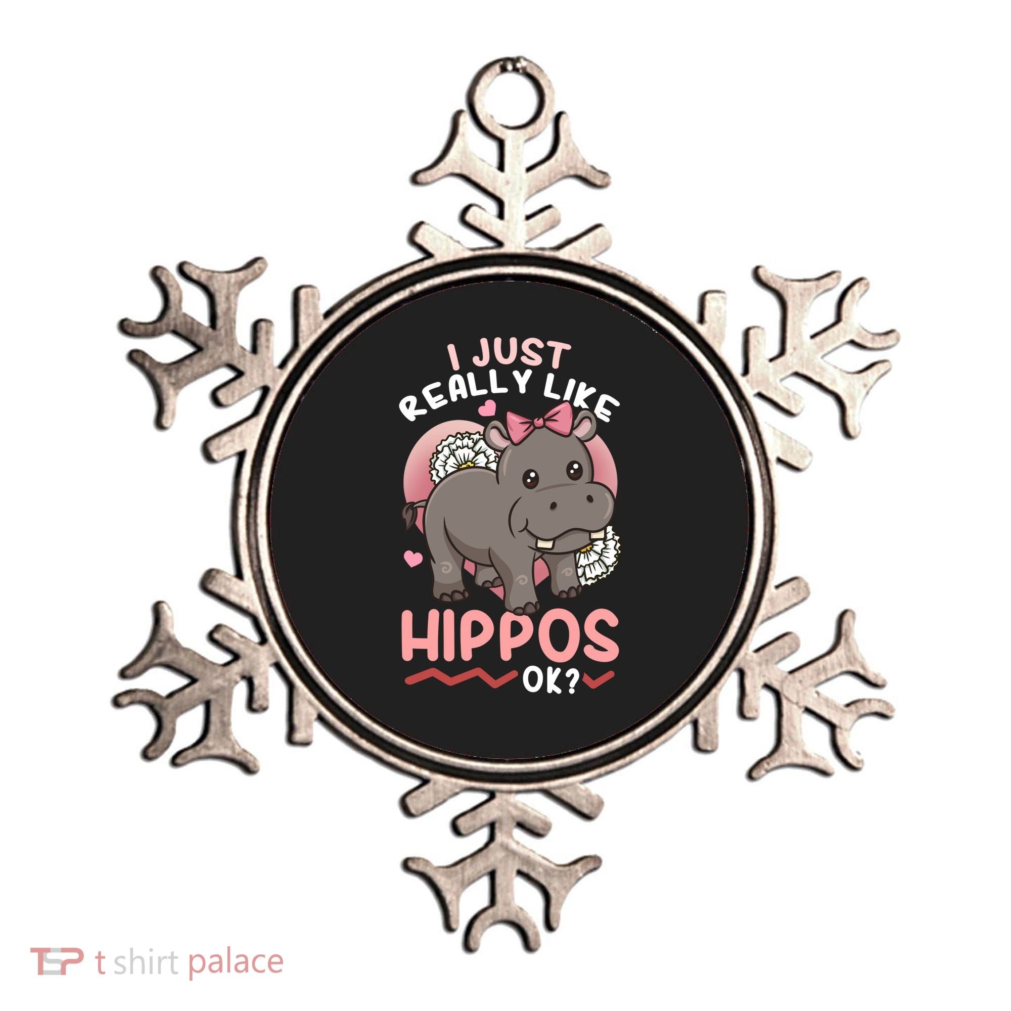 Hippo Hippopotamus Cool Gift Ornament