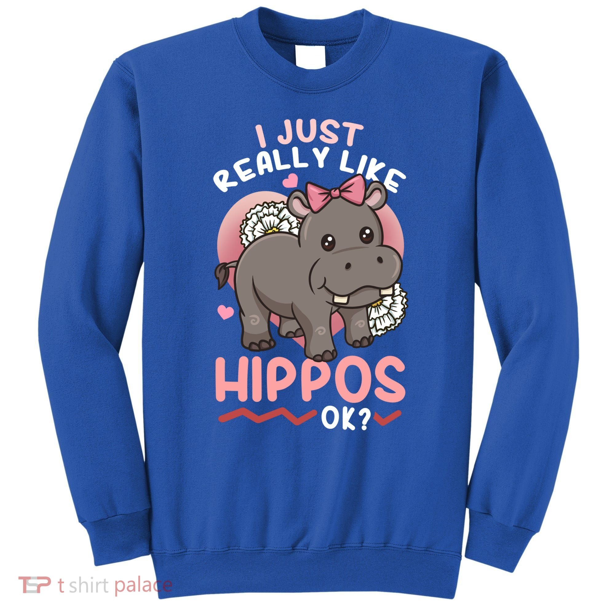 Hippo Hippopotamus Cool Gift Sweatshirt