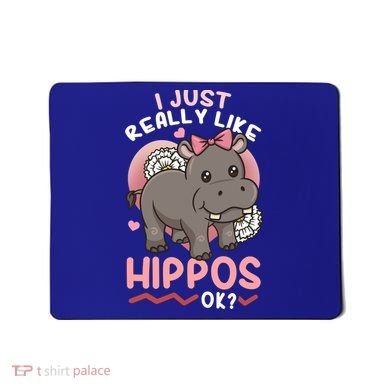 Hippo Hippopotamus Cool Gift Mousepad