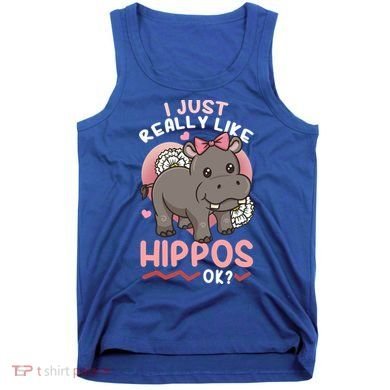 Hippo Hippopotamus Cool Gift Tank Top