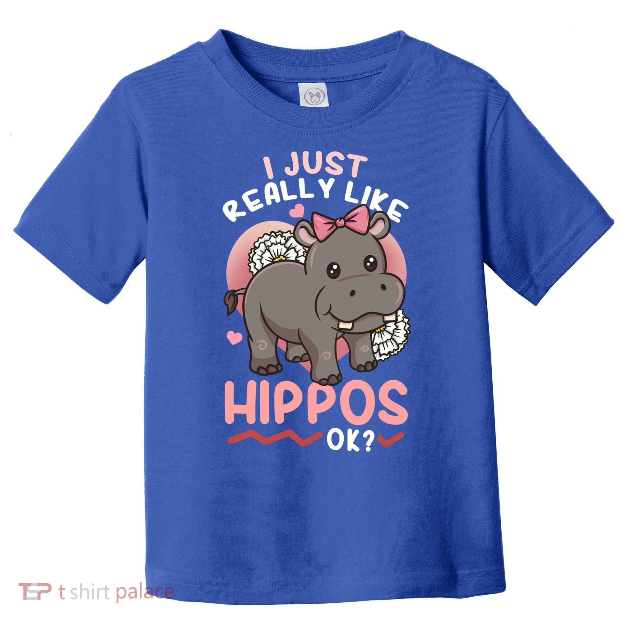 Hippo Hippopotamus Cool Gift Toddler T-Shirt