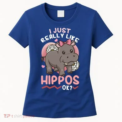 Hippo Hippopotamus Cool Gift Women's T-Shirt