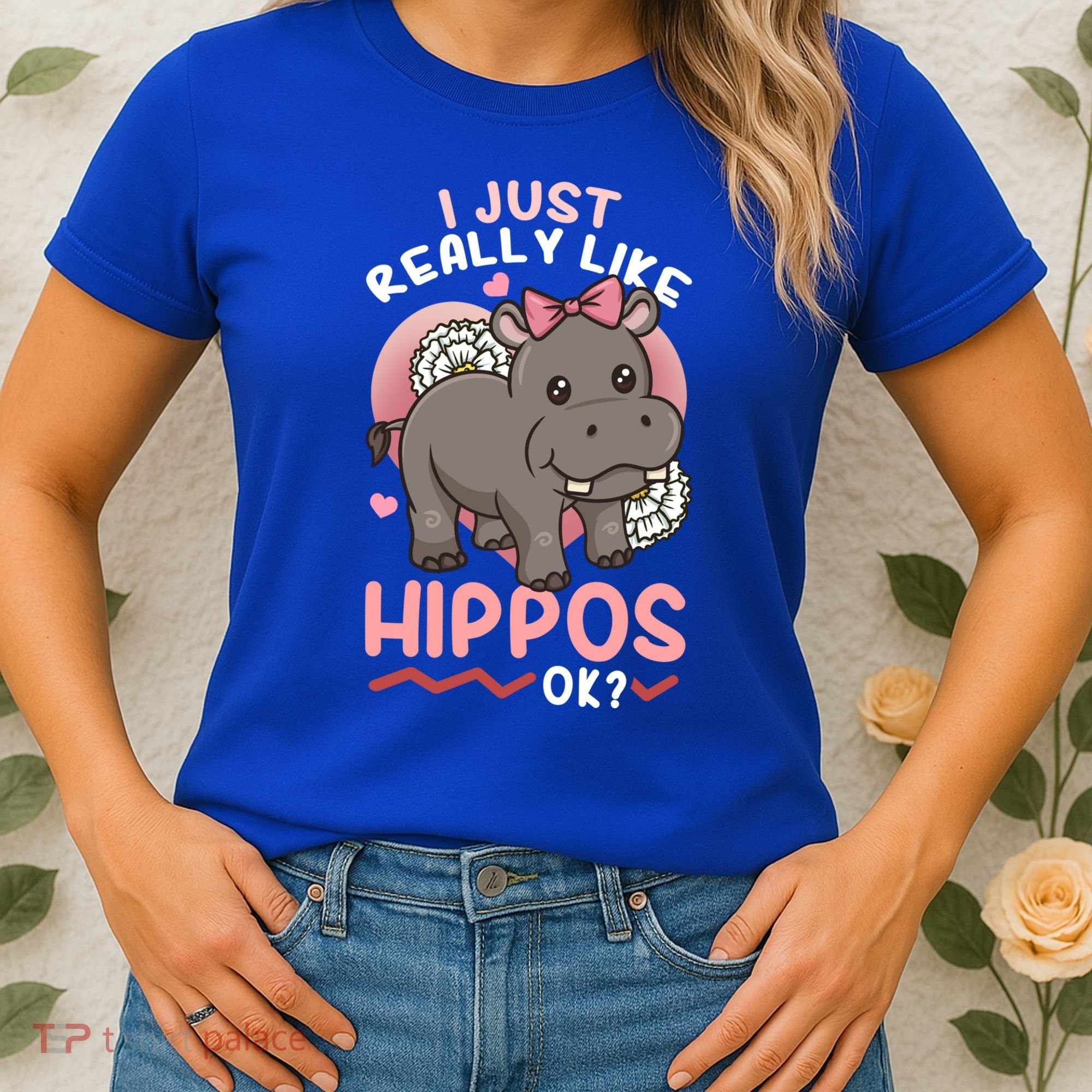 Hippo Hippopotamus Cool Gift Women's T-Shirt
