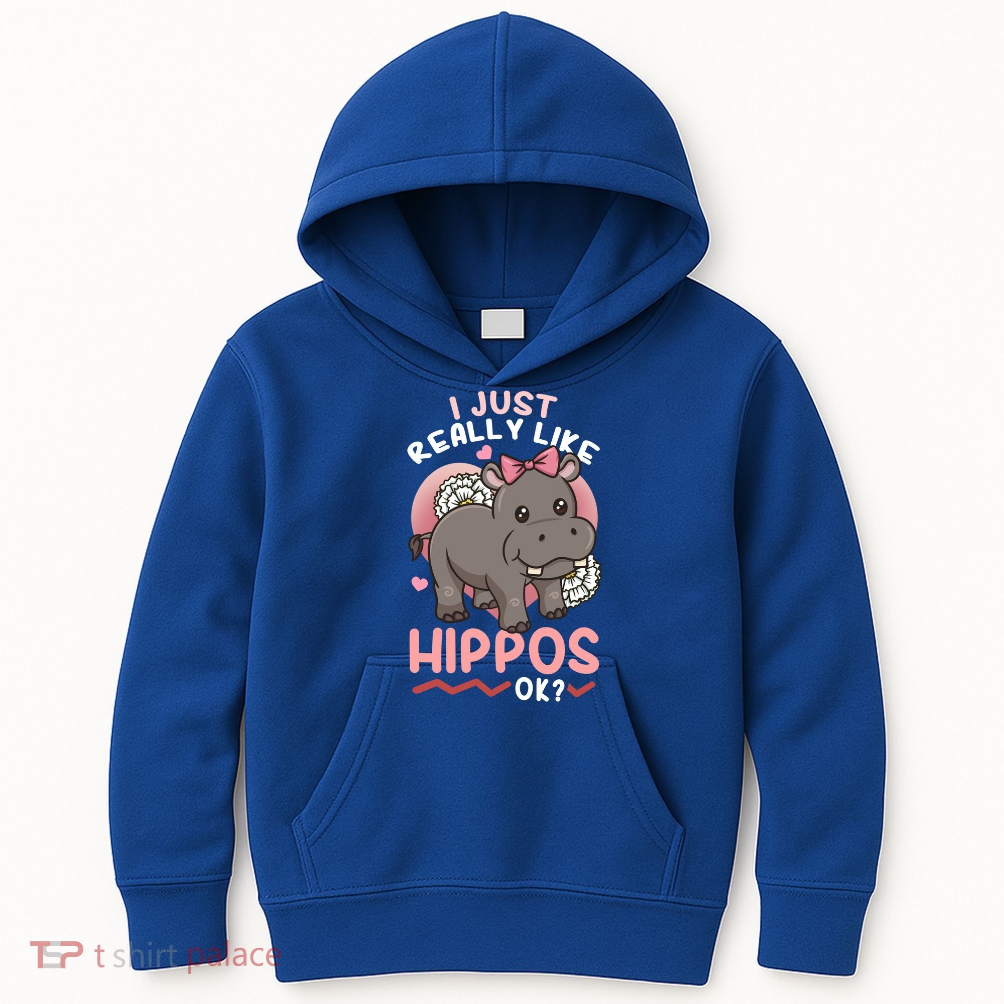 Hippo Hippopotamus Cool Gift Kids Hoodie
