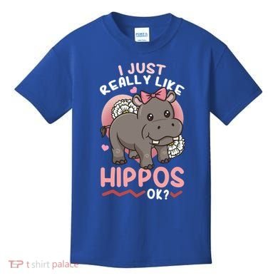 Hippo Hippopotamus Cool Gift Kids T-Shirt