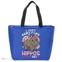 Hippo Hippopotamus Cool Gift Tote Bag thumb 0