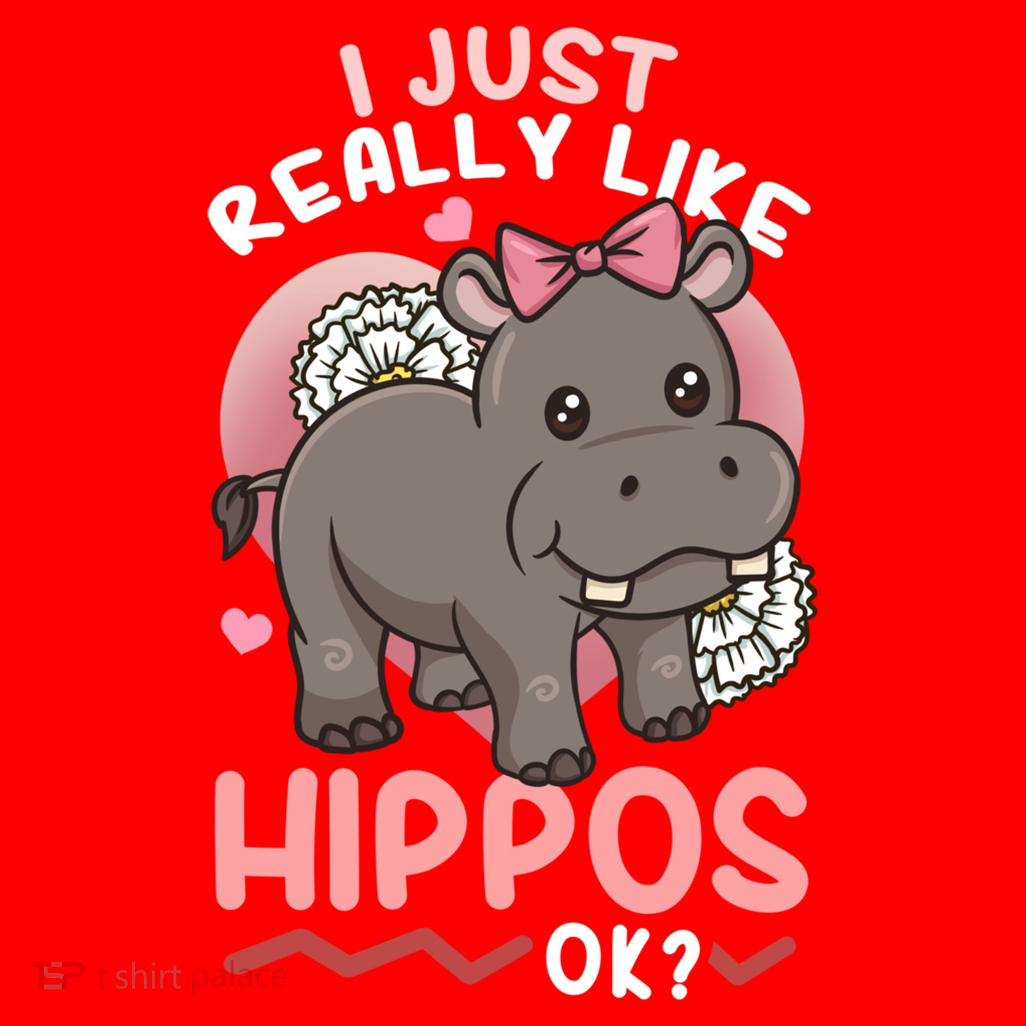 Hippo Hippopotamus Cool Gift Santa Hat