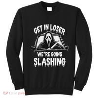 Horror Halloween Character Get In Loser WeRe Going Slashing Sweatshirt thumb 0