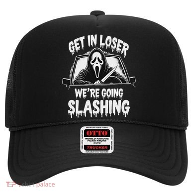 Horror Halloween Character Get In Loser WeRe Going Slashing Hat