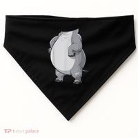 Hippo Hippopotamus Costume USA-Made Doggie Bandana thumb 0