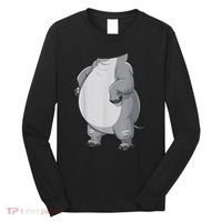 Hippo Hippopotamus Costume Long Sleeve Shirt thumb 0