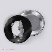 Hippo Hippopotamus Costume Button thumb 0