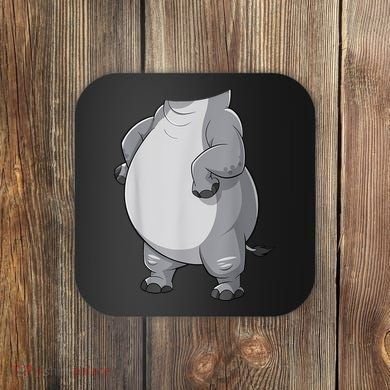 Hippo Hippopotamus Costume Coaster