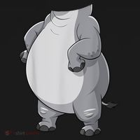 Hippo Hippopotamus Costume Ornament thumb 1