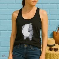 Hippo Hippopotamus Costume Women's Tank Top thumb 2