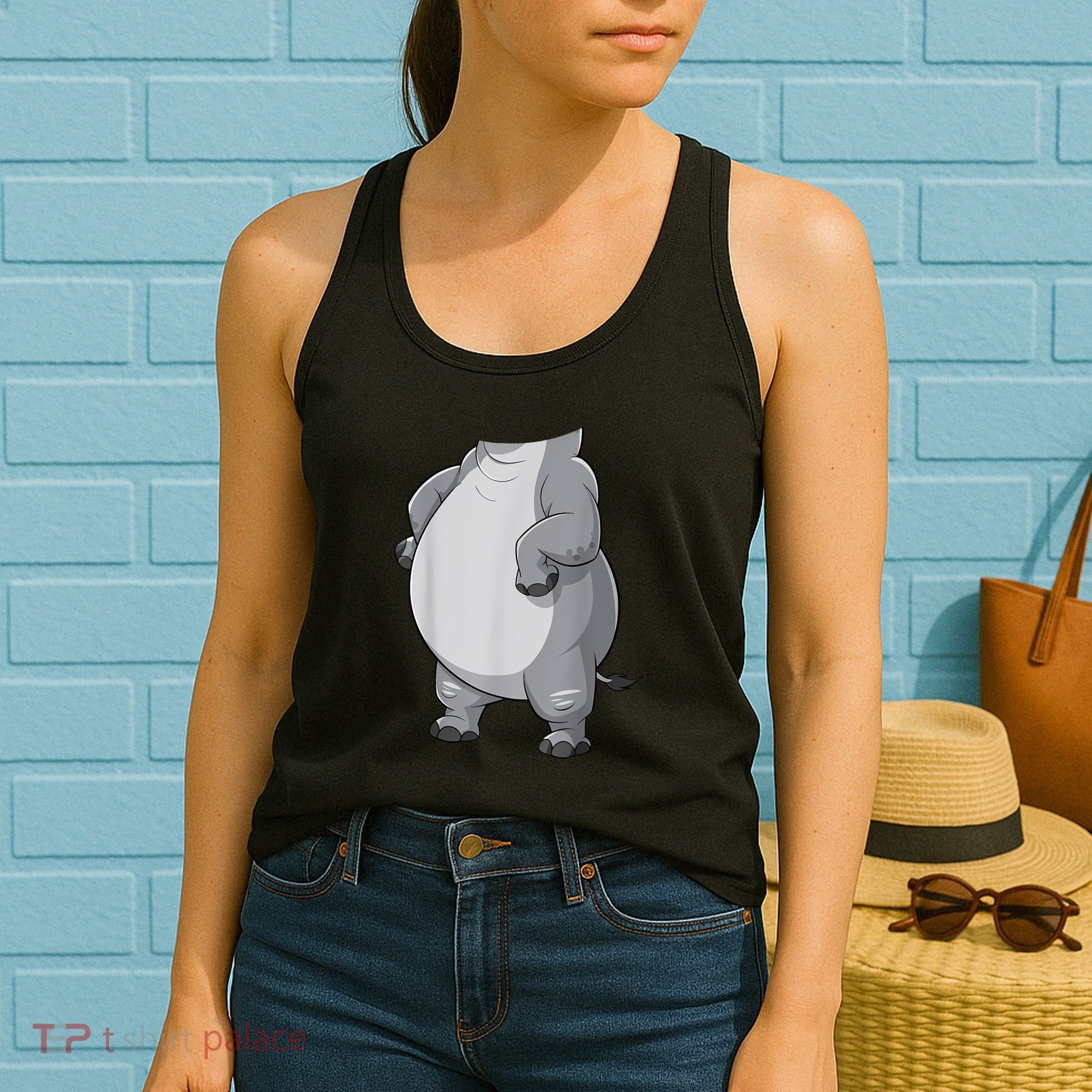 Hippo Hippopotamus Costume Women's Tank Top