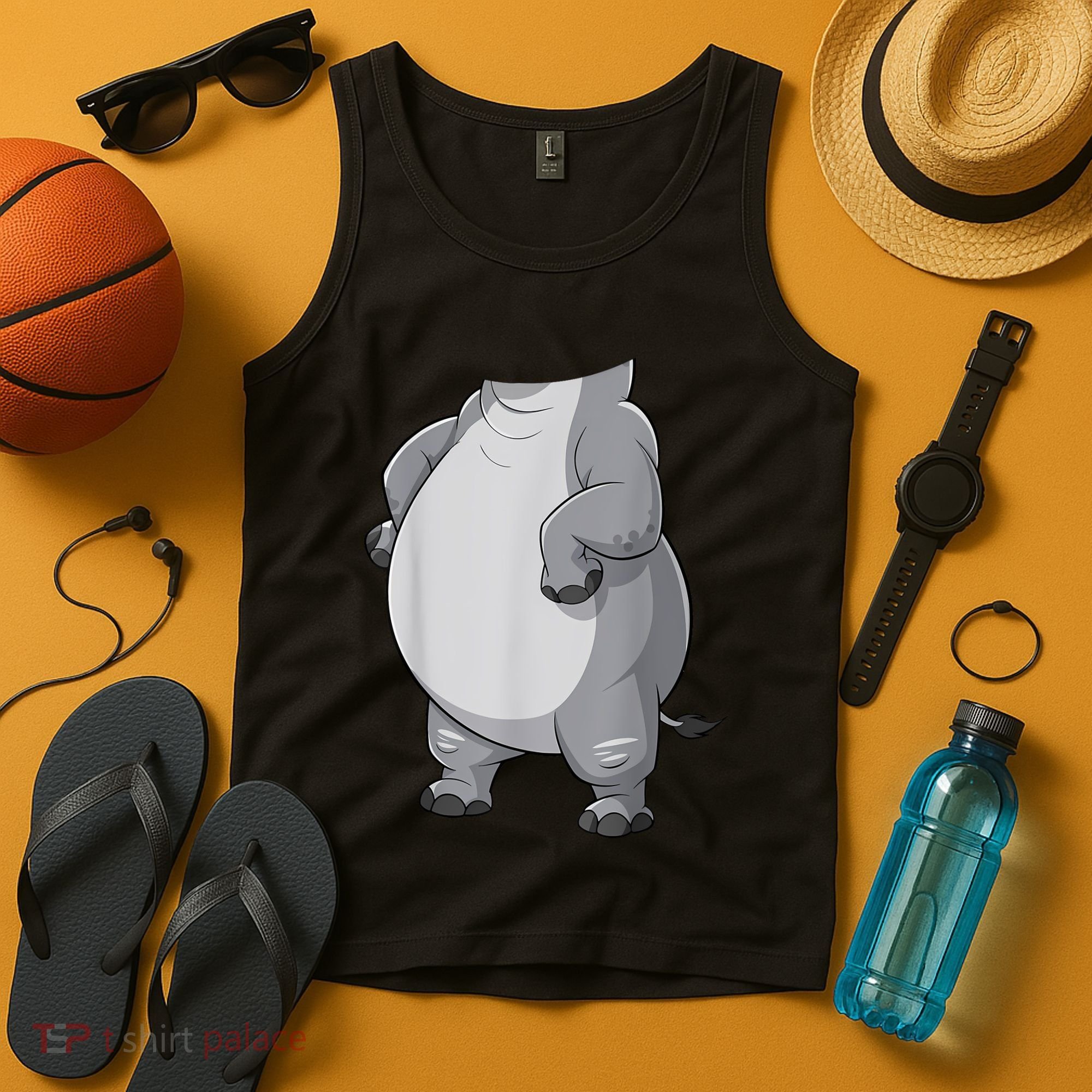 Hippo Hippopotamus Costume Tank Top