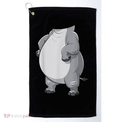 Hippo Hippopotamus Costume Golf Towel