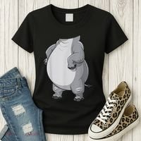Hippo Hippopotamus Costume Women's T-Shirt thumb 3