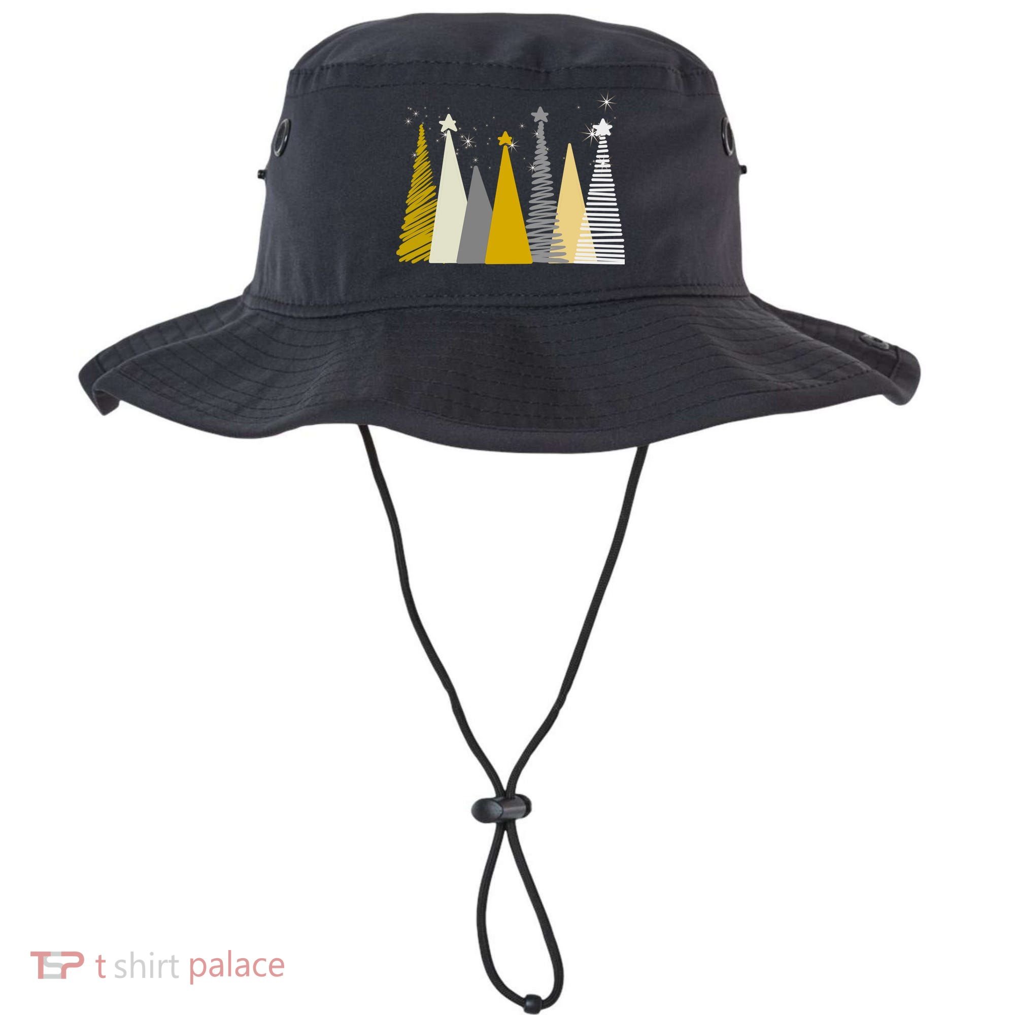 Happy Holidays Christmas Tree Festive Bucket Hat