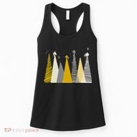 Happy Holidays Christmas Tree Festive Women's Tank Top thumb 0
