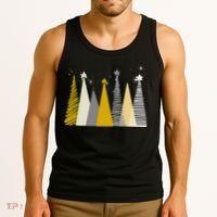 Happy Holidays Christmas Tree Festive Tank Top thumb 3