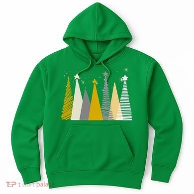 Happy Holidays Christmas Tree Festive Hoodie