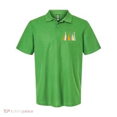 Happy Holidays Christmas Tree Festive Polo