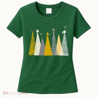 Happy Holidays Christmas Tree Festive Women's T-Shirt