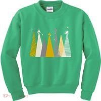 Happy Holidays Christmas Tree Festive Kids Sweatshirt thumb 0