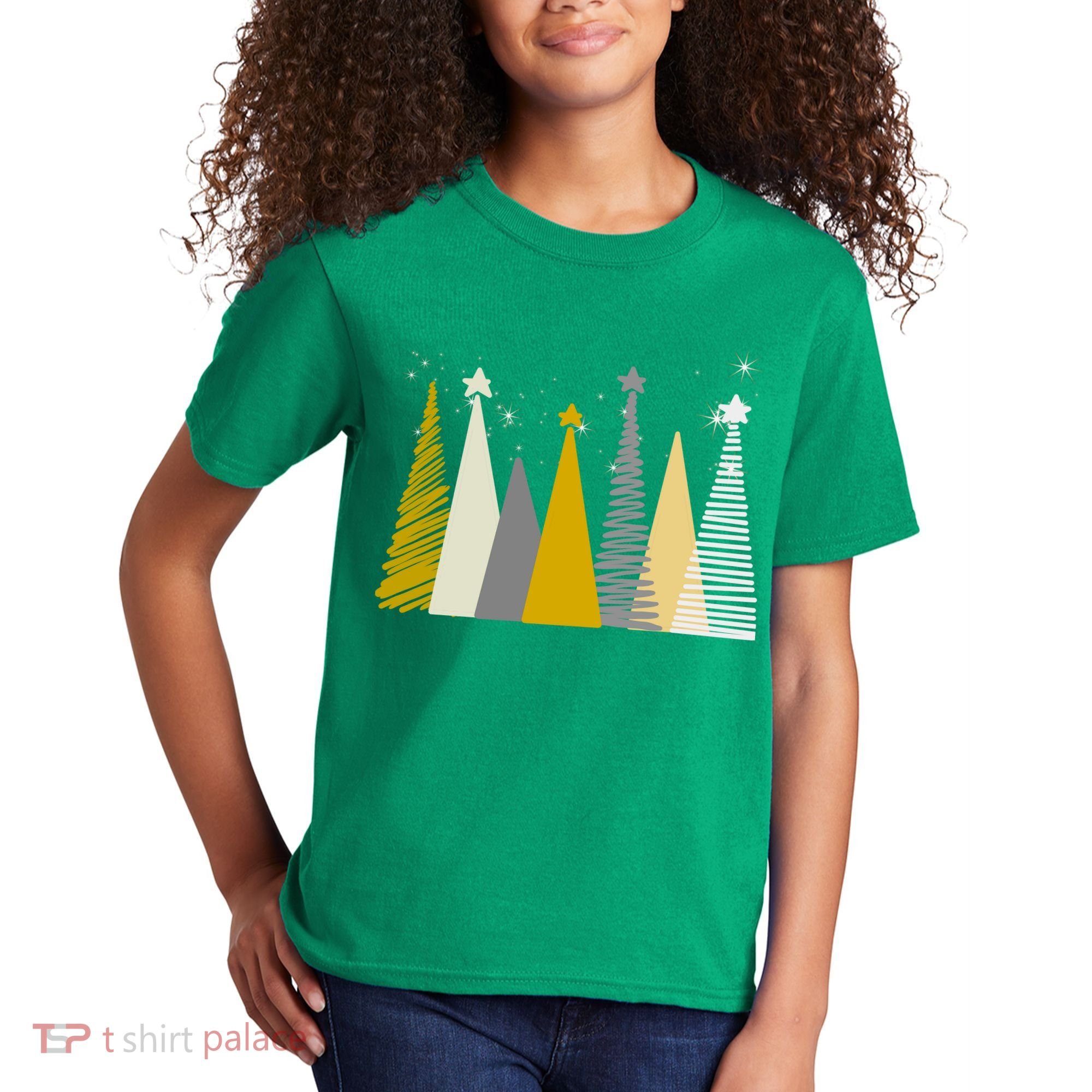 Happy Holidays Christmas Tree Festive Kids T-Shirt
