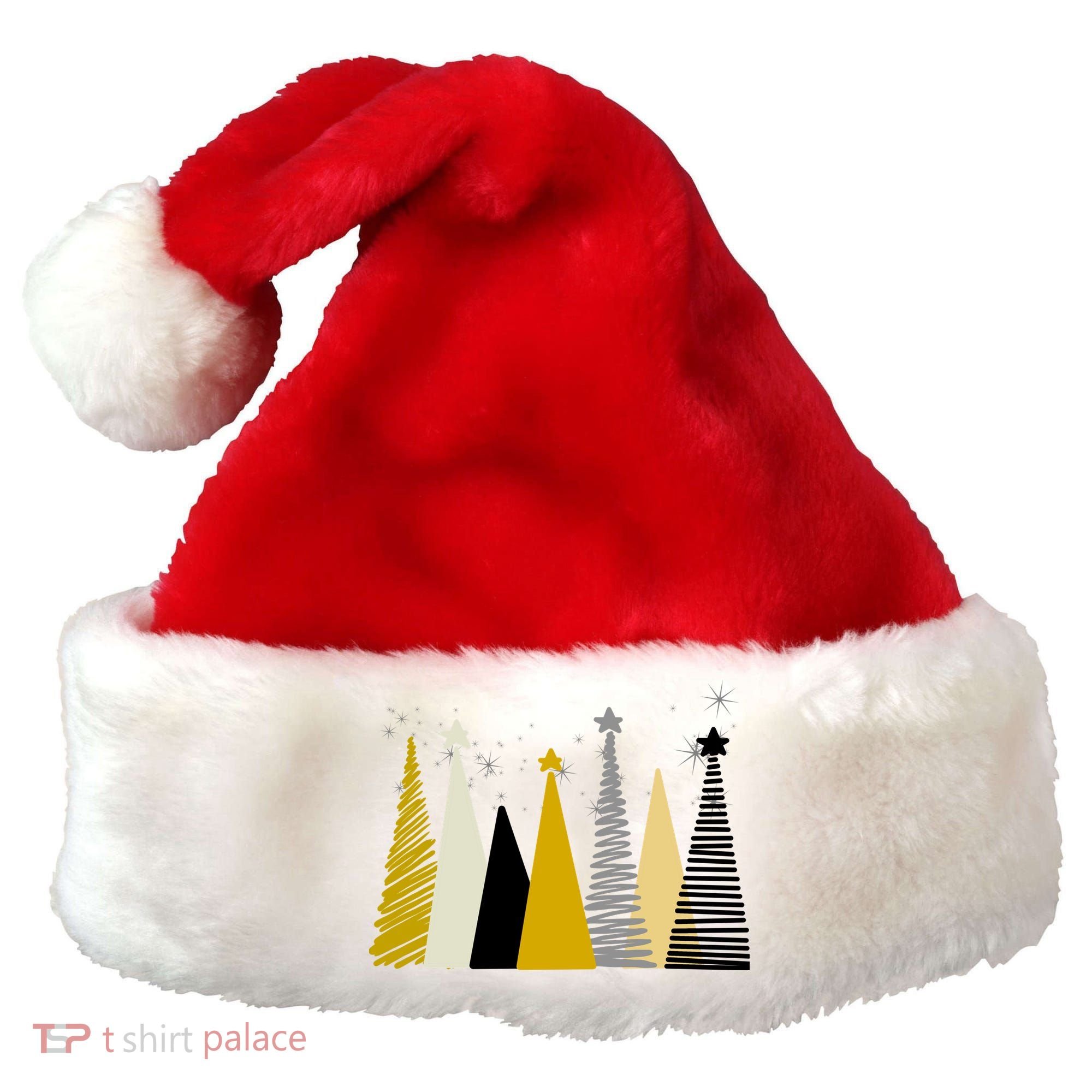 Happy Holidays Christmas Tree Festive Santa Hat