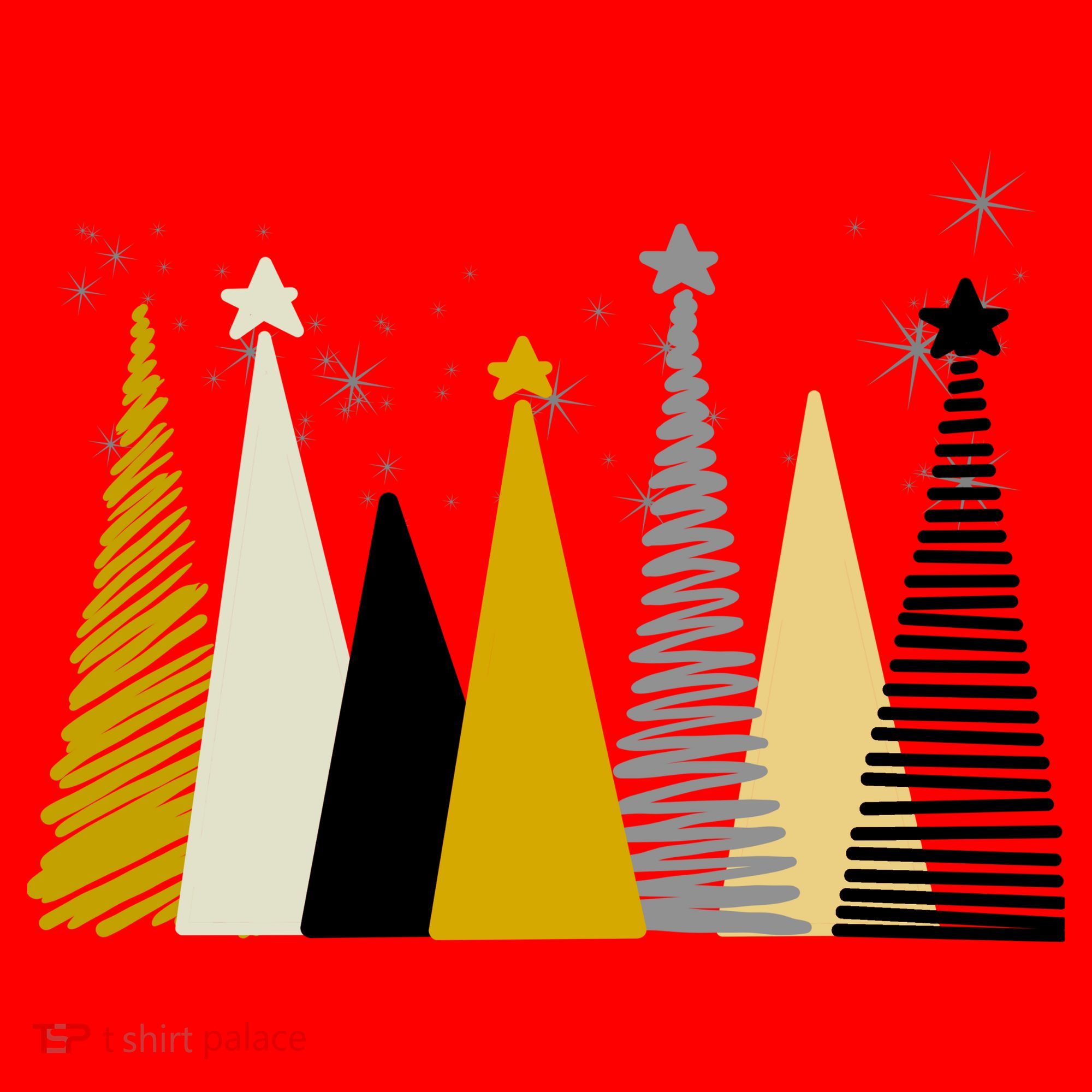 Happy Holidays Christmas Tree Festive Santa Hat