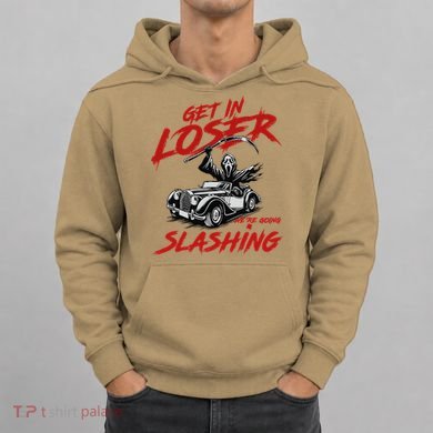 Horror Halloween Character Get In Loser WeRe Going Slashing Hoodie