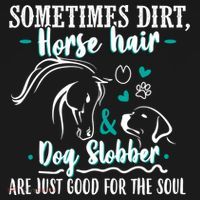 Horse Hair Dog Slobber Gift Riding Horse Cool Gift Mousepad thumb 1