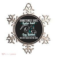 Horse Hair Dog Slobber Gift Riding Horse Cool Gift Ornament thumb 0