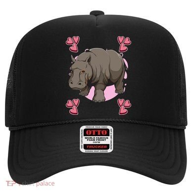 Hippo Heart Design Hippopotamus Stuff Hippos Gift Hat