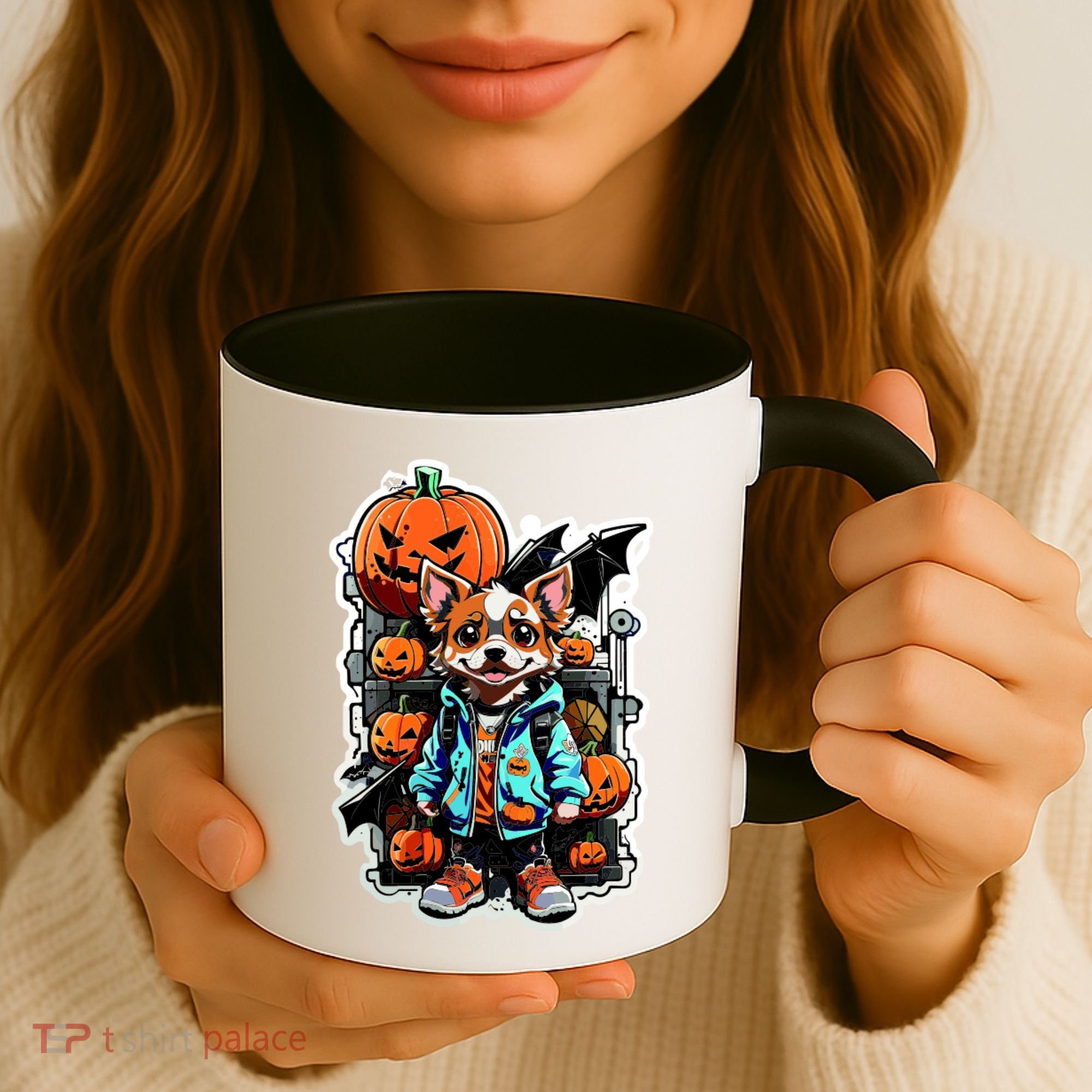 Hip Halloween Dog Coffee Mug