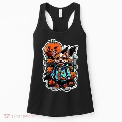 Hip Halloween Dog Women's Tank Top