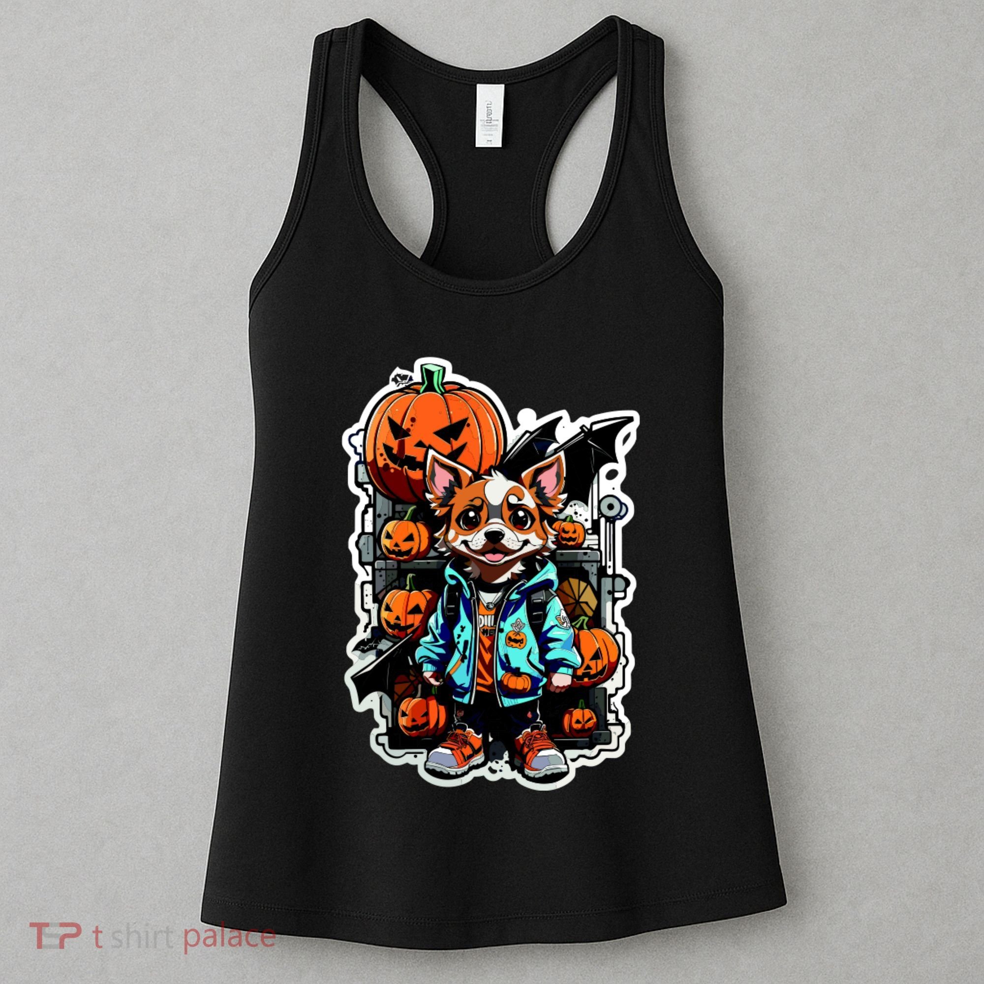 Hip Halloween Dog Women's Tank Top