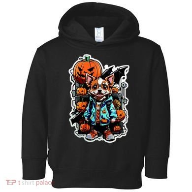 Hip Halloween Dog Toddler Hoodie