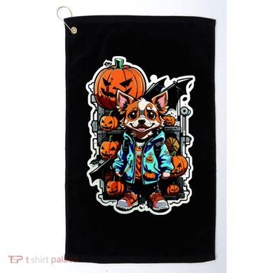 Hip Halloween Dog Golf Towel