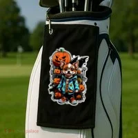 Hip Halloween Dog Golf Towel thumb 2