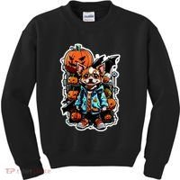 Hip Halloween Dog Kids Sweatshirt thumb 0