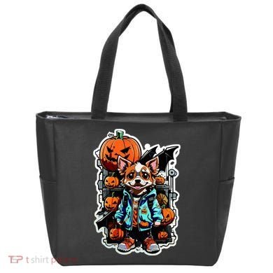 Hip Halloween Dog Tote Bag
