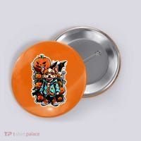 Hip Halloween Dog Button thumb 0