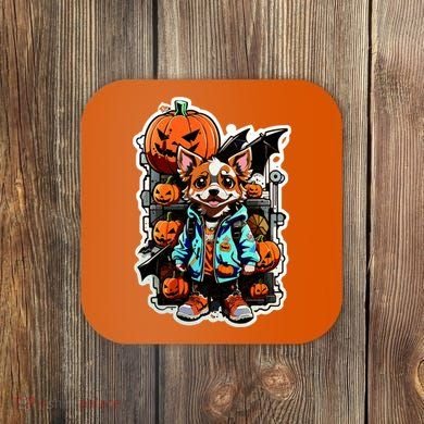 Hip Halloween Dog Coaster