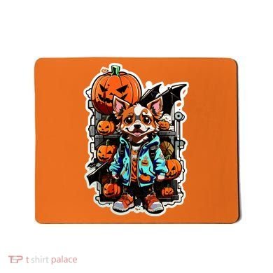 Hip Halloween Dog Mousepad