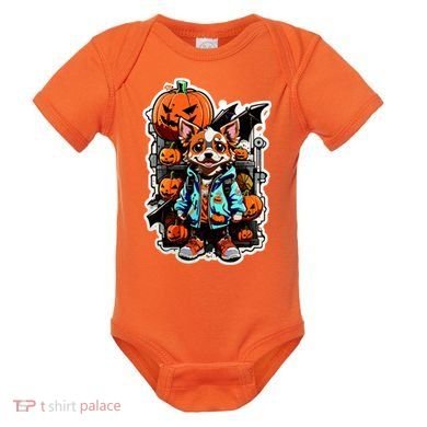 Hip Halloween Dog Baby Bodysuit